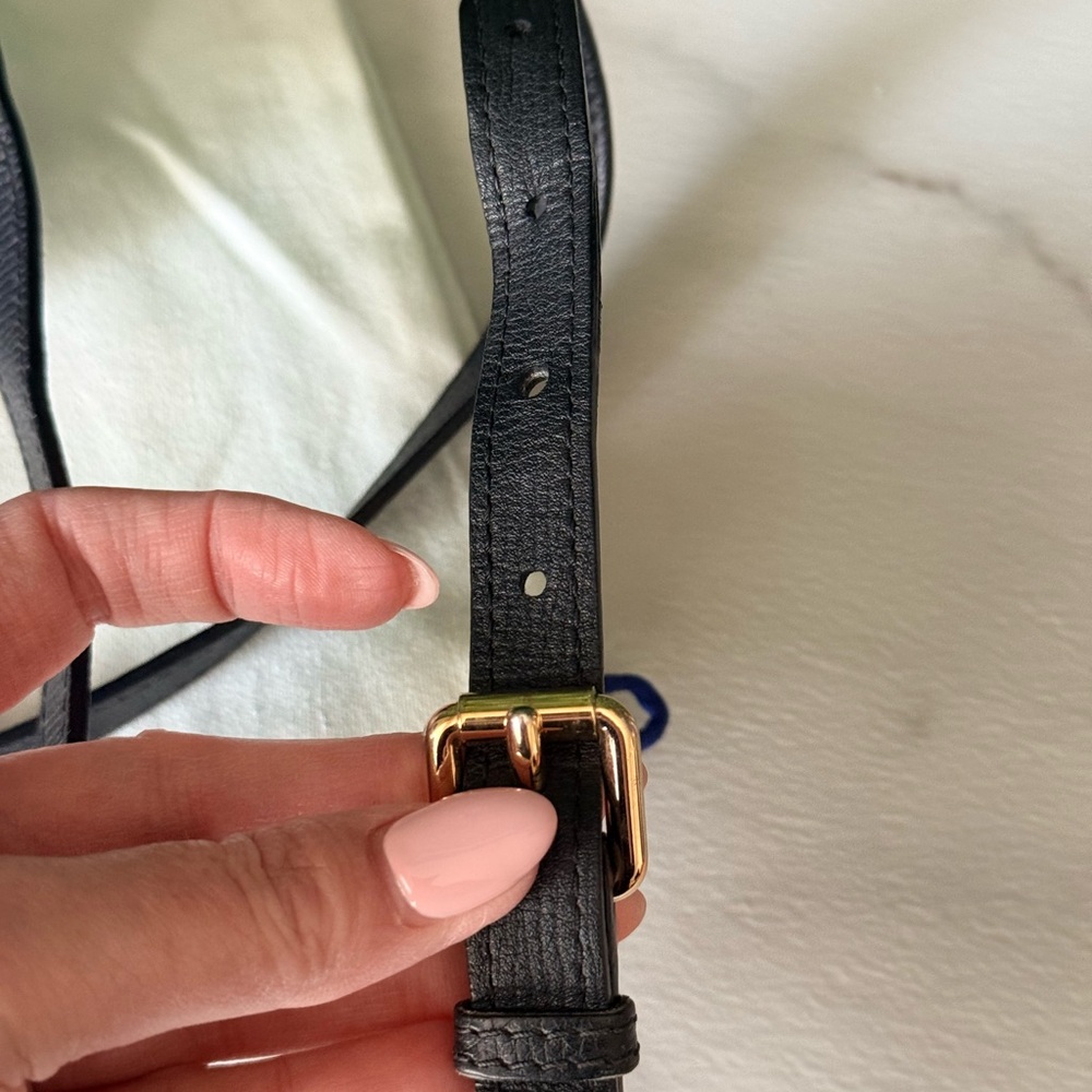 Burberry Black Leather Mini Crossbody Bag with COA - Picture 3 of 10